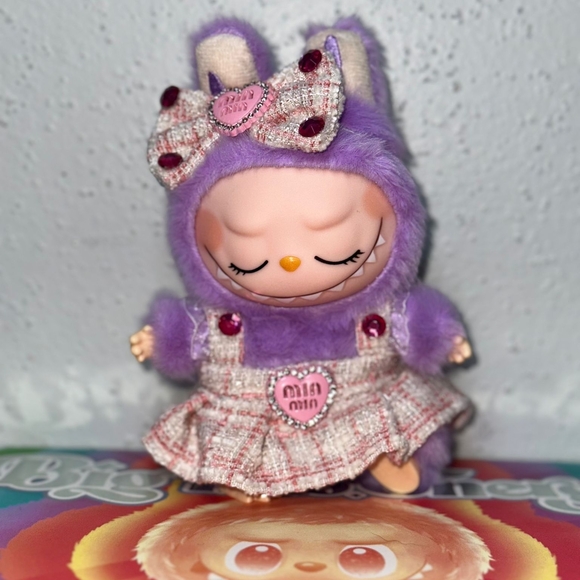 LA BUBU Purple Plush Doll with Pink Outfit - Picture 1 of 1